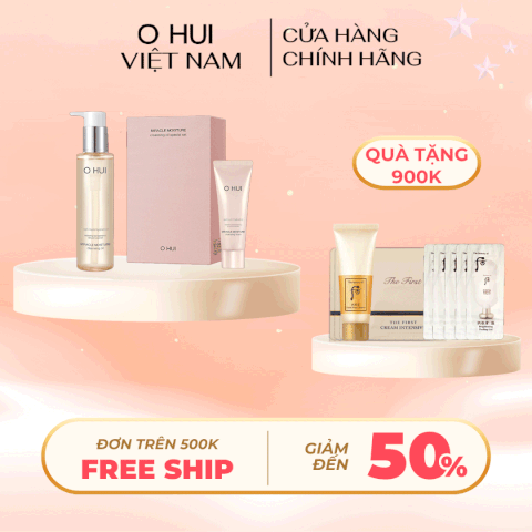 Bộ Dầu Tẩy Trang OHUI Miracle Moisture Cleansing Oil Set