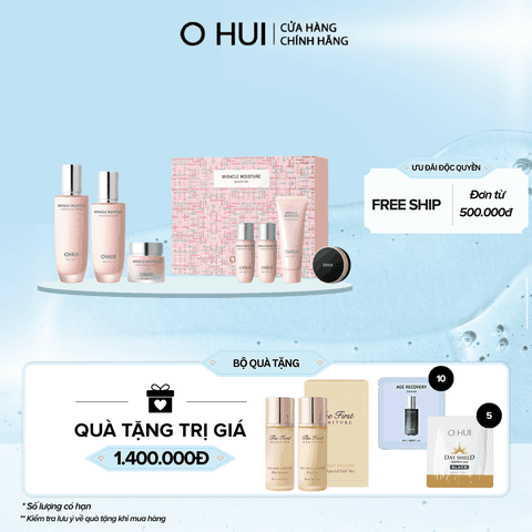 Bộ Dưỡng Da Ohui Miracle Moisture 3pcs Special Set