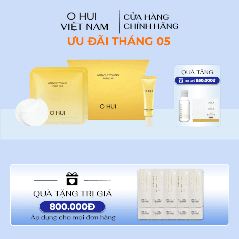 Bộ Dưỡng Da OHUI Miracle Toning 2 Step Kit