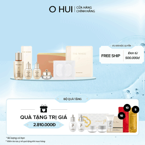 Bộ dưỡng da Whoo Bichup Ultimate Recovery Youth Serum Patch Set