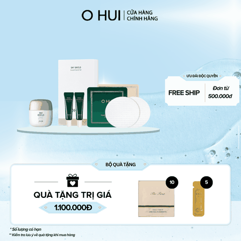 Bộ kem chống nắng dạng sữa Ohui Day Shield Sunquid 3pcs Set