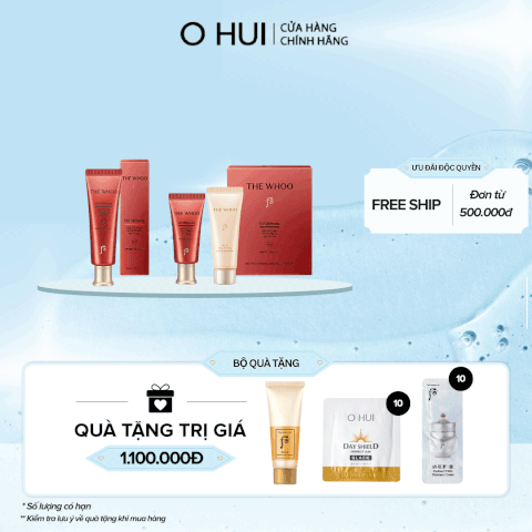 Bộ Kem Chống Nắng Whoo Đỏ UV Ultimate Red Vitamin Sunscreen SE