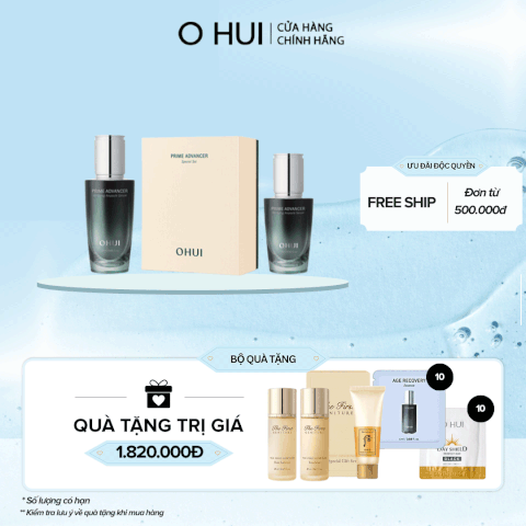 Bộ Tinh Chất Ohui Prime Advancer De Aging Ampoule Serum Special Set