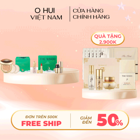 Bộ Trang Điểm Nền Whoo Cheongidan Radiant Special Set Holiday