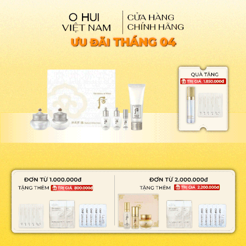 Set Cao Làm Mờ Nám Whoo Gongjinhyang Seol Radiant White Ultimate Corrector 2pcs Special Set