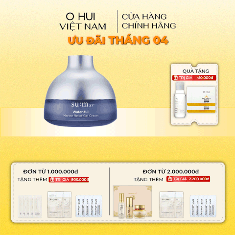 Kem Dưỡng Su:m37 Water-full Marine Relief Gel Cream