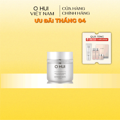 Kem dưỡng trắng da sáng rạng rỡ OHUI Extreme White Cream