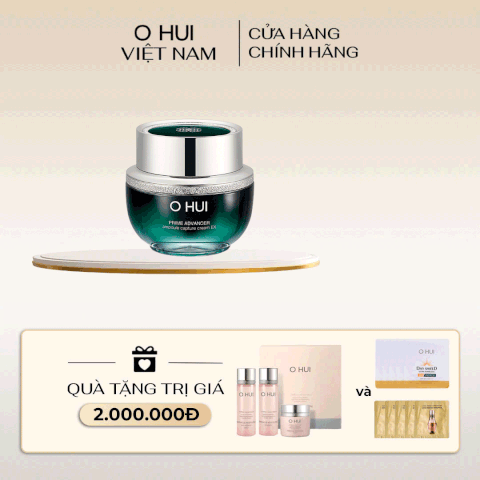 Kem dưỡng ngăn ngừa nếp nhăn OHUI Prime Advancer Ampoule Capture Cream