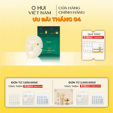 Mặt nạ 3 bước ngăn ngừa nếp nhăn sớm OHUI Prime Advancer 3-Step Mask