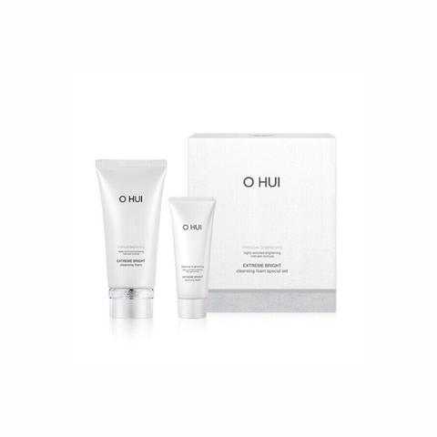 Set Sữa Rửa Mặt Dưỡng Trắng Da O Hui Extreme Bright Cleansing Foam