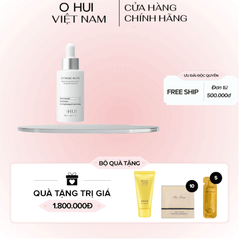Tinh Chất Trị Nám OHUI Extreme White Melanin Dark Spot Ampoule Essence