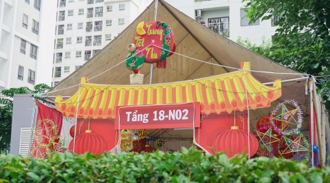 Tầng 18 Toà N02 vui Tết Trung Thu
