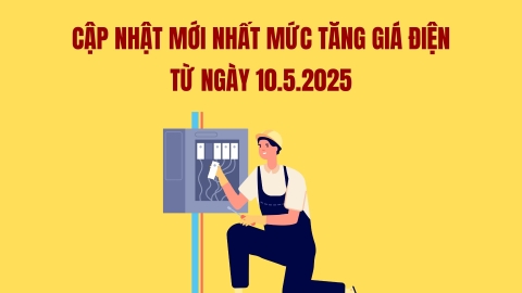 EVNHANOI: Tăng giá điện từ ngày 10/5/2025 – Mỗi hộ dân sẽ trả thêm bao nhiêu?