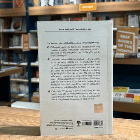 Những Kẻ Xuất Chúng - Cái Nhìn Mới Lạ Về Nguồn Gốc Của Thành Công (Outliers - Malcolm Gladwell)