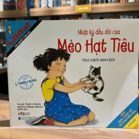 Mathstart trải nghiệm toán học: Nhật ký đầu đời của Mèo hạt tiêu 59k