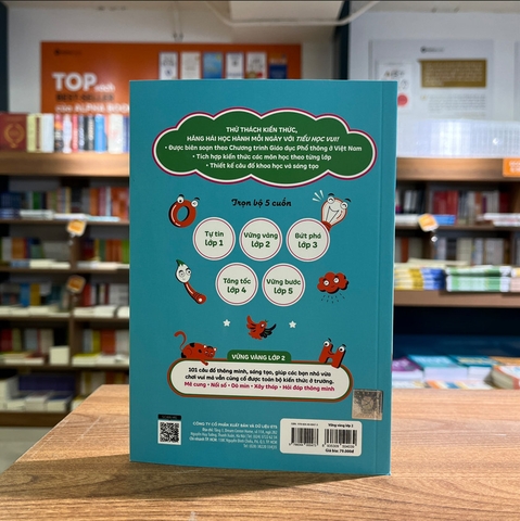 Tiểu học vui: Vững vàng lớp 2 - 101 câu đố rèn trí não luyện kỹ năng 79k