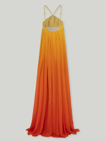 FLOWER SMOCKING MAXI
