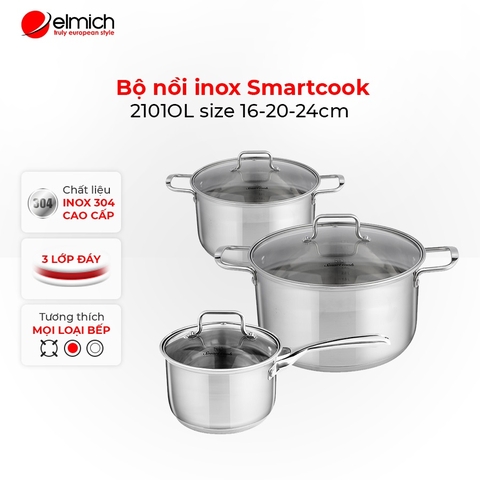 Nồi, bộ nồi inox 2101OL