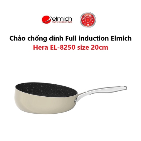 Chảo nghiêng kháng bám Full induction Elmich Hera
