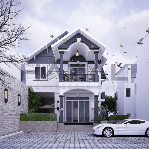 Thiết Kế Biệt Thự Mái Thái Đẹp Tại Bình Dương