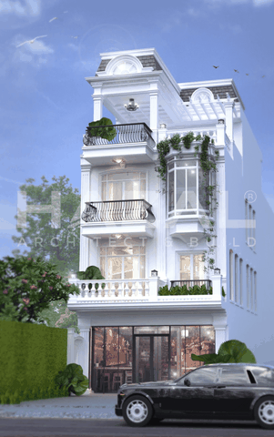 Mẫu Nhà Phố Kết Hợp Kinh Doanh Cafe Tại Quận 2 TPHCM