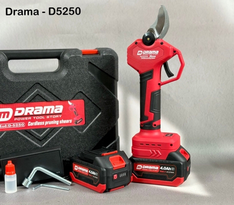 Thân kéo cắt cành pin Drama D5250