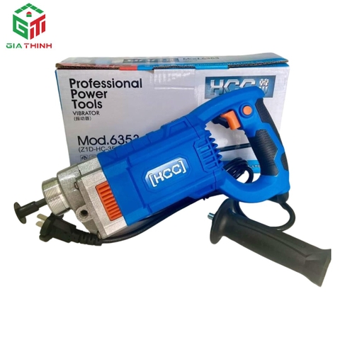 Máy đầm dùi HCC 6353 + dây đầm gà 1m2