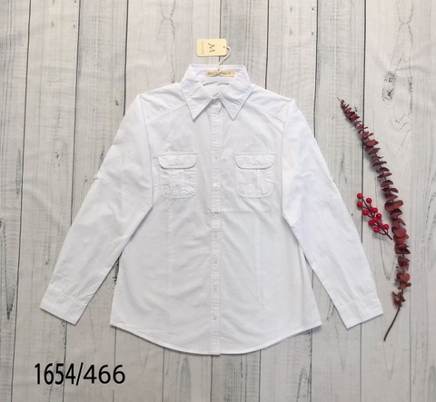 Áo Sơ Mi 2 Túi Tay Dài Vải Cotton - A1654/466+472+463+454+455