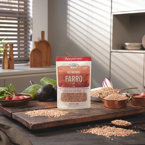 Lúa mì Emmer Grain On Farro Toscana