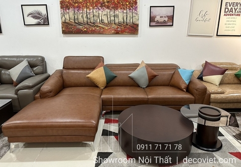 Sofa Da Bò Hiện Đại 665T