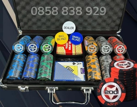 Bộ Phỉnh Poker 300 Chip Casino Star