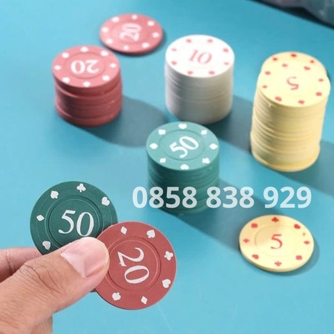 Bộ Phỉnh Poker 100 Chip Nhựa Giá Rẻ
