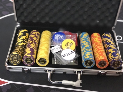 Bộ Phỉnh Poker 300 Chip Game Max