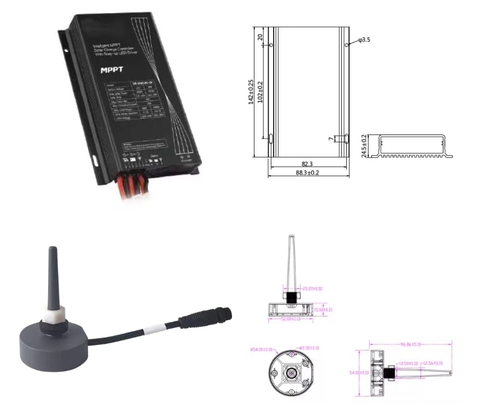 Bộ Điều Khiển Controller Solar Light MPPT SZ10-TA5 cho hệ thống chiếu sáng đường phố thông minh