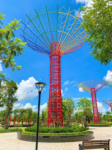 Đầu Đèn LED hiện đại trang trí cảnh quan Công viên, sân vườn, Khu đô thị thông minh