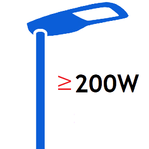 Đèn Đường LED công suất từ 200W, 250W, 300W trở lên cho đường Cao Tốc, Cầu Cảng, Sân Bay