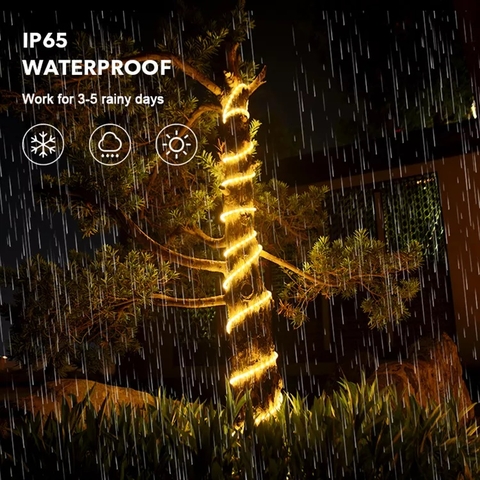 Đèn LED Dây Năng Lượng Mặt Trời Trang Trí Sân Vườn ZG-CPD1002 ZALAA Garden Lights