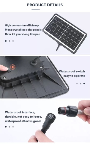 Đèn LED Dây Năng Lượng Mặt Trời Trang Trí Sân Vườn ZG-CPD1002 ZALAA Garden Lights