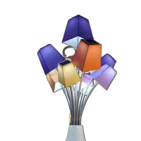 Trùm Nhiều Cột Đèn ZALAA Đẹp Lạ Giải Pháp Chiếu Sáng Nghệ Thuật cho sân vườn Khu đô thị, Công Viên