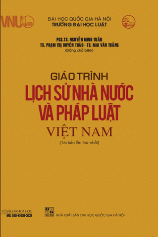sách Giáo trình lịch sử nhà nước và pháp luật Việt Nam