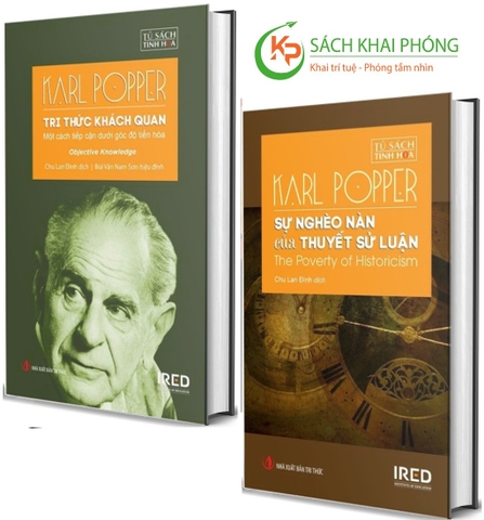 Bộ Sách Của Karl Popper: Sự Nghèo Nàn Của Thuyết Sử Luận Và Tri Thức Khách Quan (Bộ 2 Cuốn - Bìa Cứng)