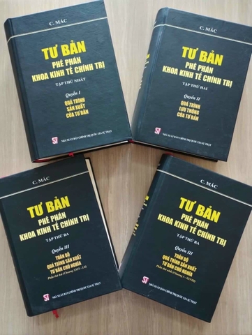 Bộ Sách: Tư Bản - Các Mác (Bộ 4 cuốn)