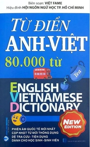 Sách Từ Điển Anh - Việt 80.000 Từ - Việt Fame