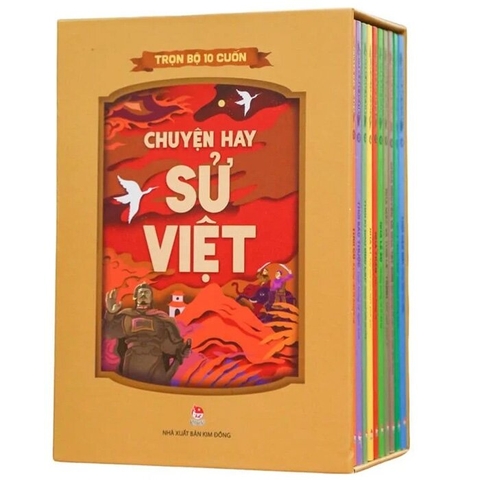 Bộ Sách Chuyện Hay Sử Việt ( Bộ 10 Cuốn) - Nguyễn Như Mai, Nguyễn Quốc Tín, Nguyễn Huy Thắng