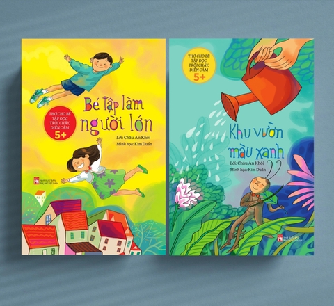 Sách Khu vườn màu xanh +Bé tập làm người lớn (combo 2 cuốn) - Châu An Khôi