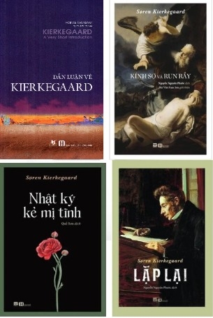 Combo (4 Cuốn Sách) Dẫn luận về Kierkegaard - Kính Sợ Và Run Rẩy - Nhật Ký Kẻ Mị Tình - Lặp Lại - Soren Kierkegaard