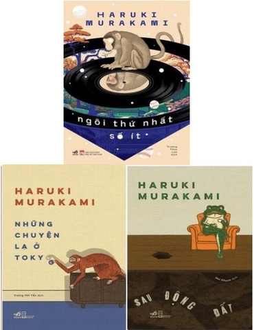 Combo 3 Cuốn Sách: Sau Động Đất - Những Chuyện Lạ Ở Tokyo - Ngôi Thứ Nhất Số Ít của tác giả Haruki Murakami