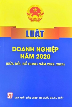 Sách Luật Doanh Nghiệp Năm 2020 (Sửa đổi, bổ sung năm 2022,2024)