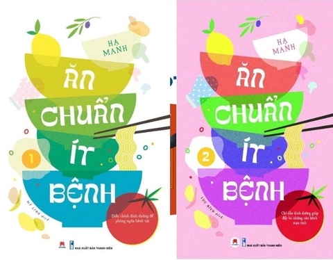 Sách Ăn Chuẩn Ít Bệnh (Bộ 2 Cuốn) - Hạ Manh