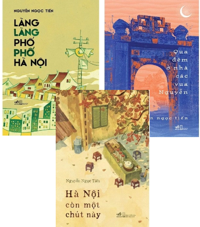 Combo (3 cuốn sách) Qua Đêm Ở Nhà Các Vua Nguyễn - Hà Nội Còn Một Chút Này - Làng Làng Phố Phố Hà Nội